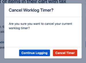 Hourglass Time Tracker Cancel